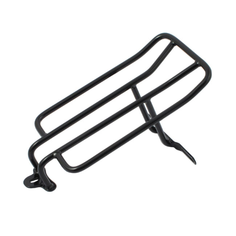 LUGGAGE RACK BLACK. MOUNTS TO MOUNTING HOLES OF LICENSE PLATE BRACKET 942727