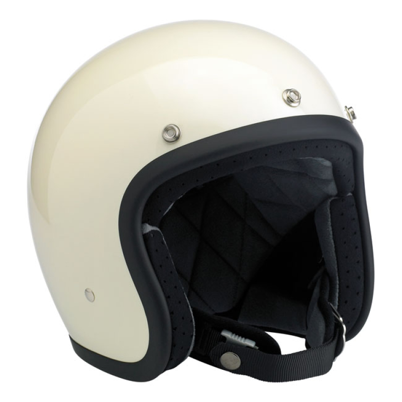BILTWELL BONANZA HELMET GLOSS VINTAGE WHITE 942785