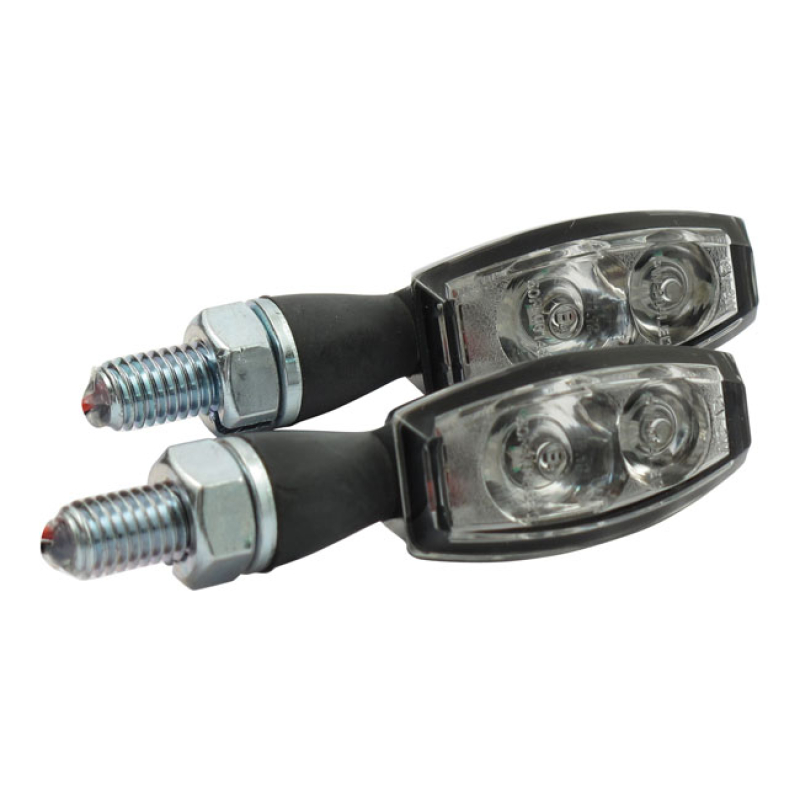 BLAZE LED TURN SIGNALS ECE. CHROME WITH CLEAR LENS 943252