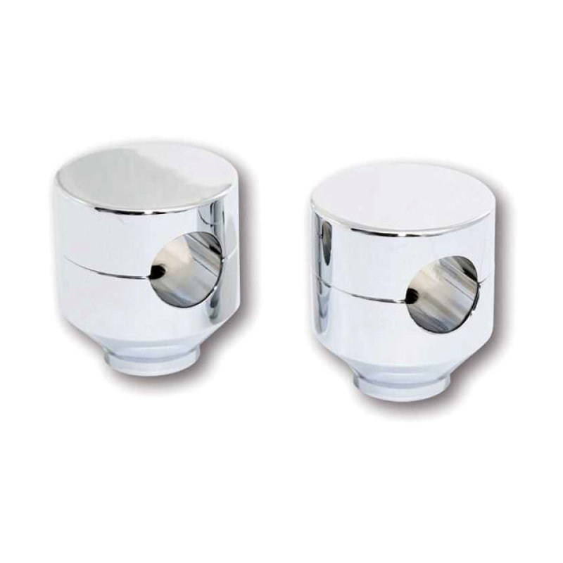 PISTON RISERS 1" HANDLEBARS, CHROME 943585