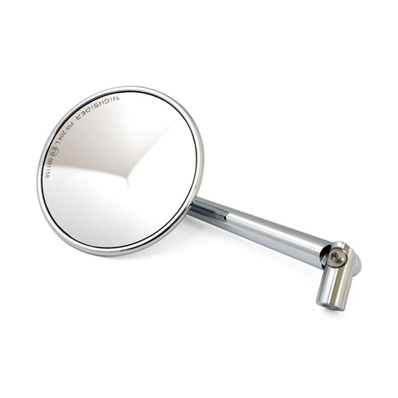 MONTANA ROUND MIRROR. CHROME, L&R ALUMINUM. INCLUDES EXTRA ADAPTER WIT 943868