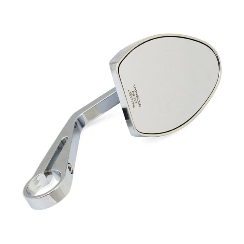 MIRROR FERRARA 2 CLAMP-ON CHROME. ALUMINUM CONSTRUCTION. FITS LEFT & R 943876