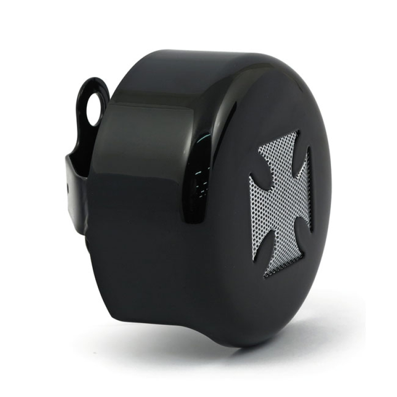 C-ROUND, HORN COVER. MALTESE CROSS BLACK; MALTESE CROSS; MESH INSERT 950112