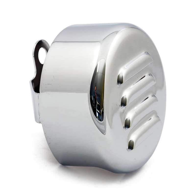C-ROUND, HORN COVER. LOUVERED CHROME 950144