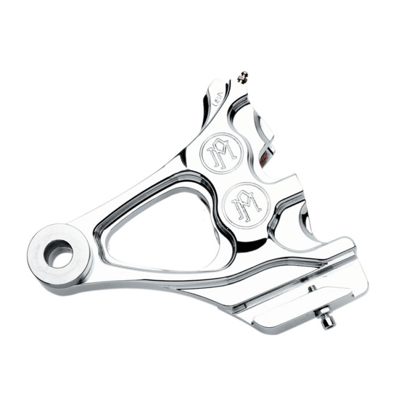 PM, 4-PISTON ONE-PIECE CALIPER/BRACKET, REAR. POLISHED 952570