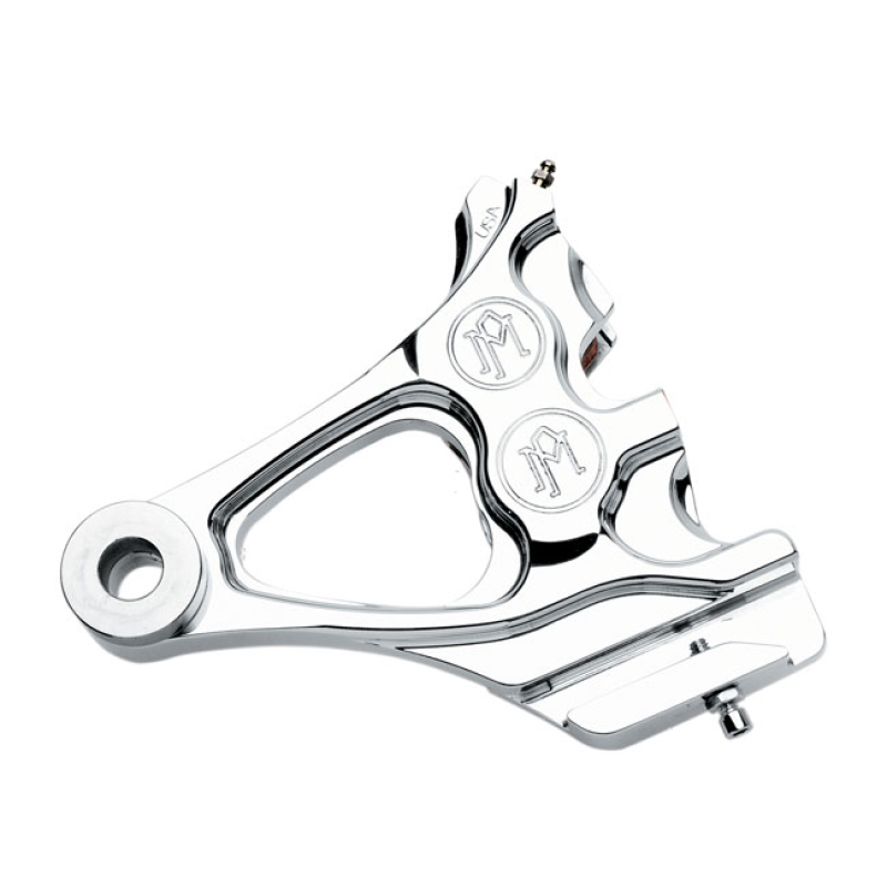 PM, 4-PISTON ONE-PIECE CALIPER/BRACKET, REAR. CHROME 952571