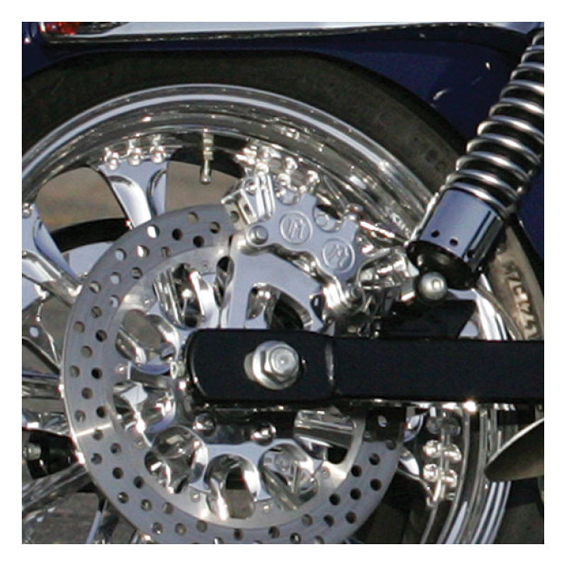 PM, REAR 4-P CALIPER BRACKET, 11.5". POLISHED 952593
