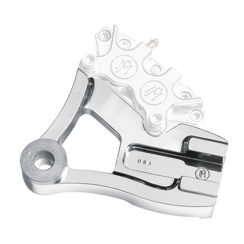 PM, REAR 4-P CALIPER BRACKET, 11.5". POLISHED 952600