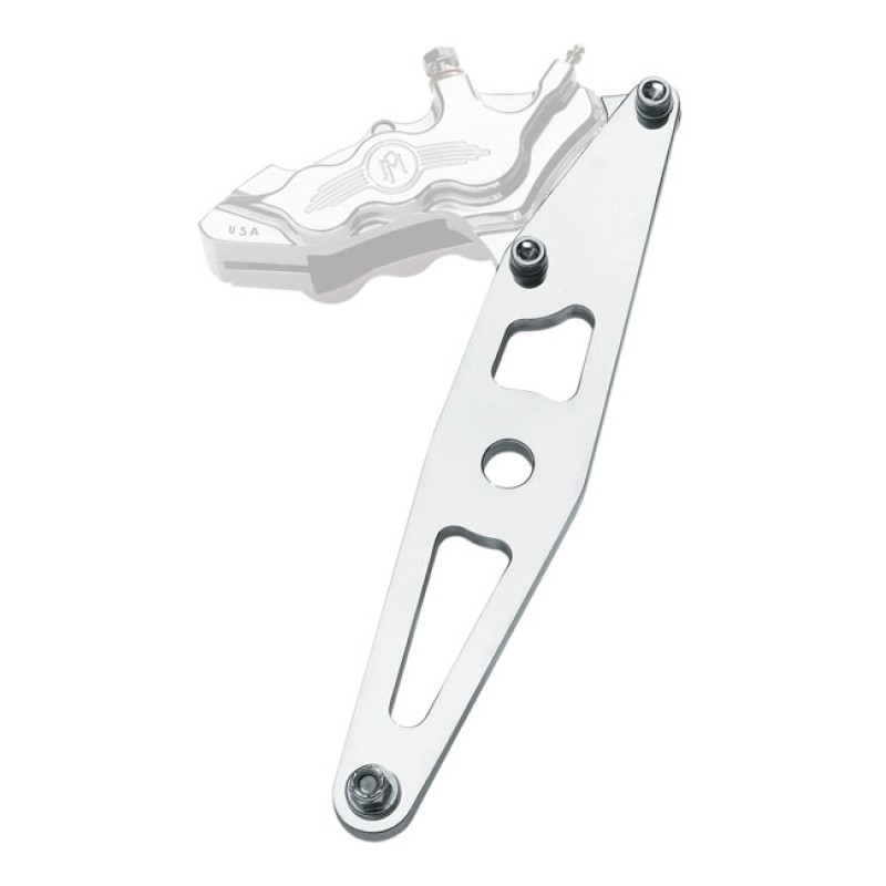PM, REAR 6-P CALIPER BRACKET, 11.5 & 13". POLISHED 952631