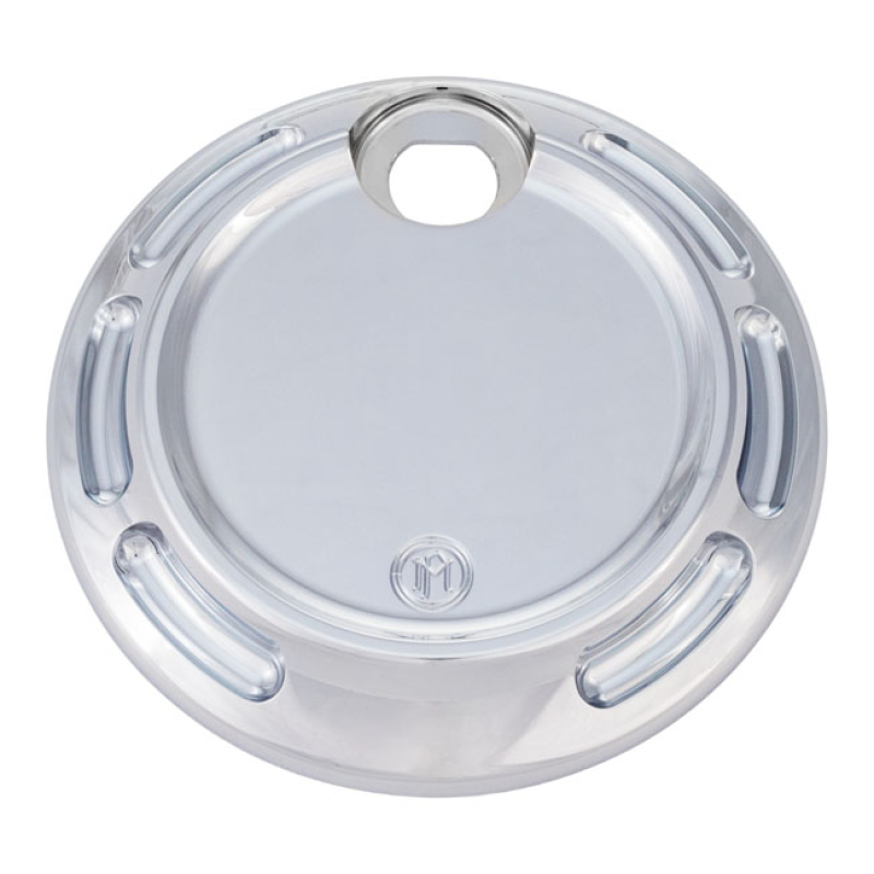 PM, APEX TOURING FUEL TANK DOOR COVER. CHROME 953447