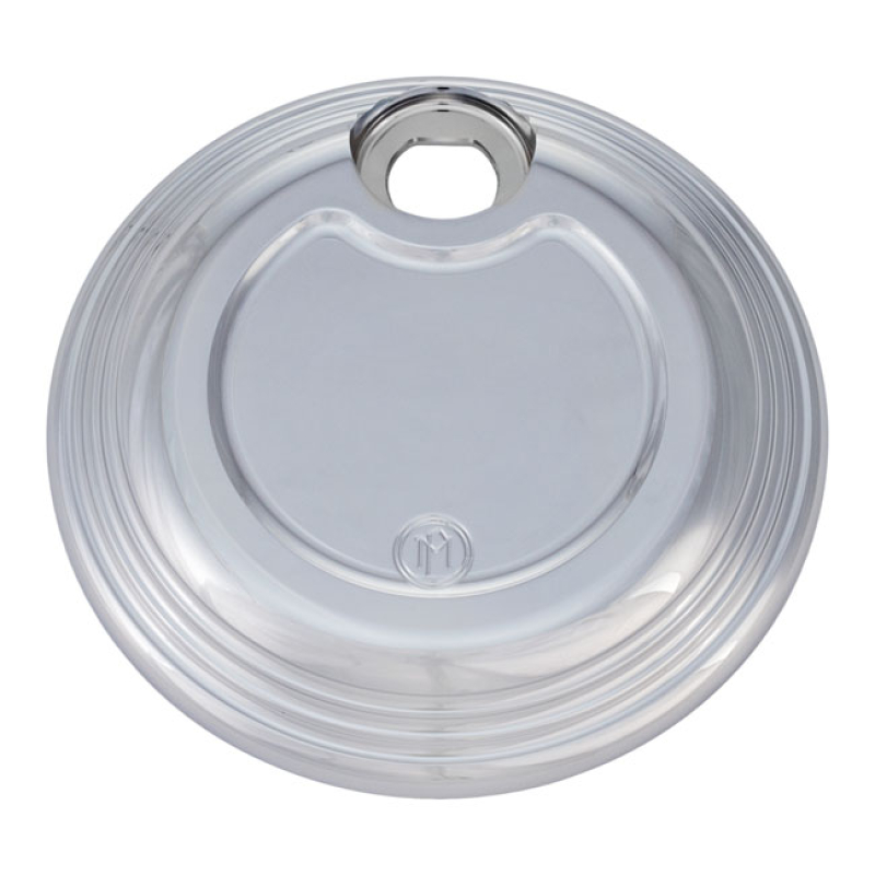 PM, 'MERC' TOURING FUEL TANK DOOR COVER. CHROME 953453