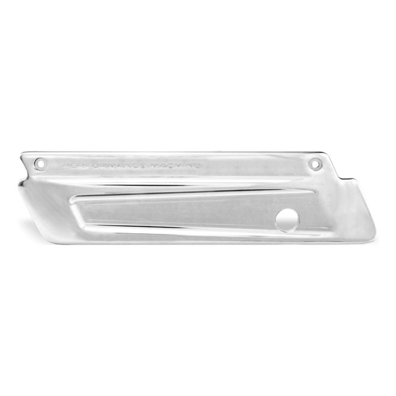 PM SADDLEBAG LATCH COVERS SCALLOP, CHROME 953536