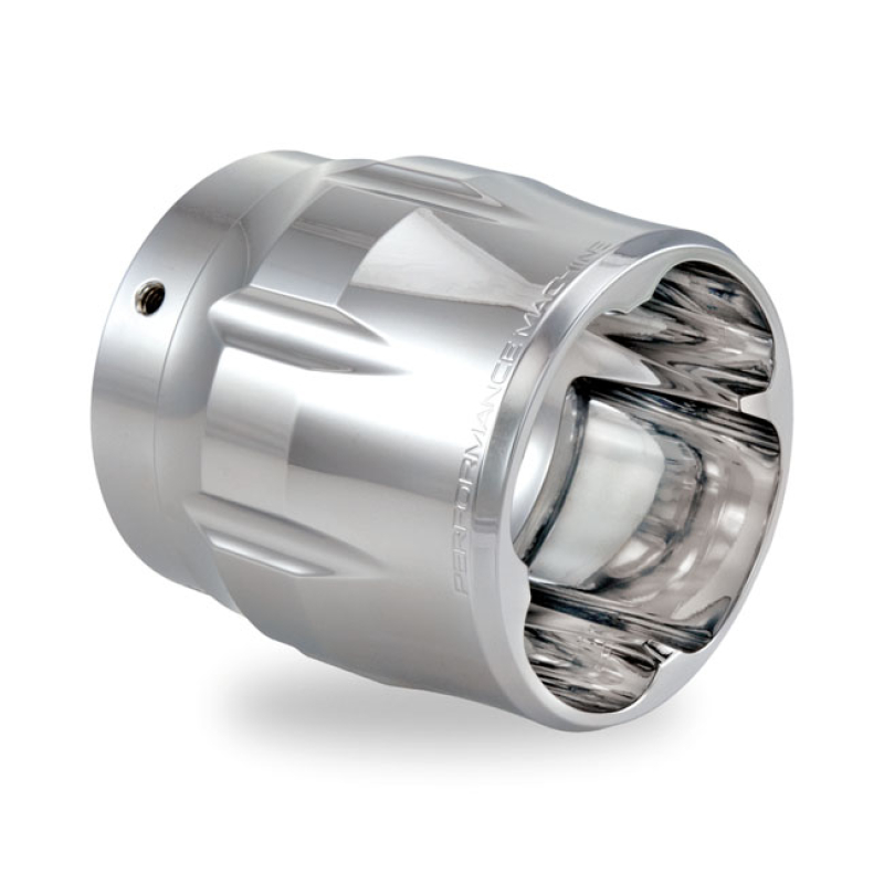 PERFORMANCE MACHINE, SWEEPER EXHAUST TIP. CHROME 953578