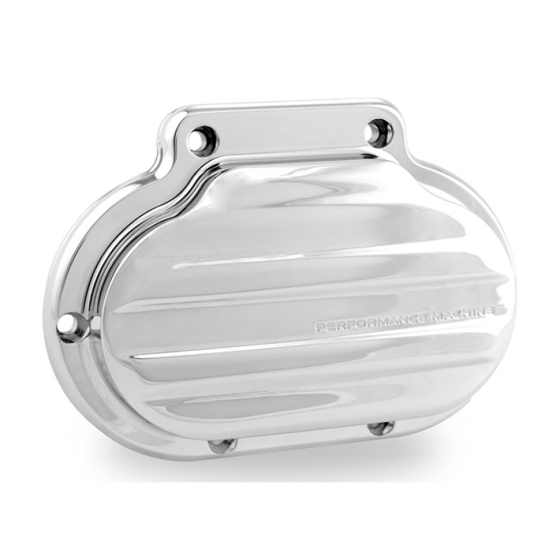 PM TRANSMISSION END COVER DRIVE, CABLE CLUTCH. CHROME 953648