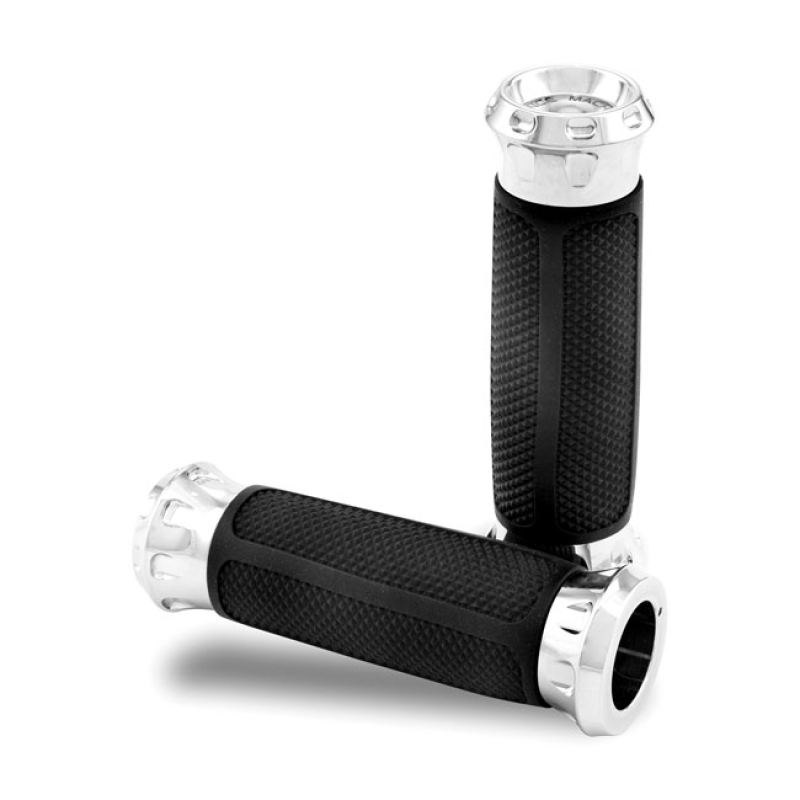 PM OVERDRIVE GRIPS CHROME 953669