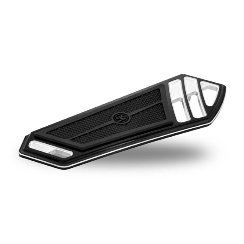 PM, SUPERLIGHT RIDER FLOORBOARDS, CONTRAST CUT BLACK ANODIZED ALUMINUM 953678
