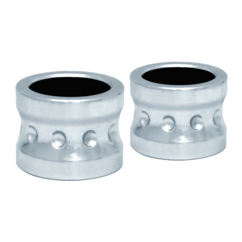 COVINGTONS, ALUMINUM FRONT AXLE SPACER SET. CHROME 953707