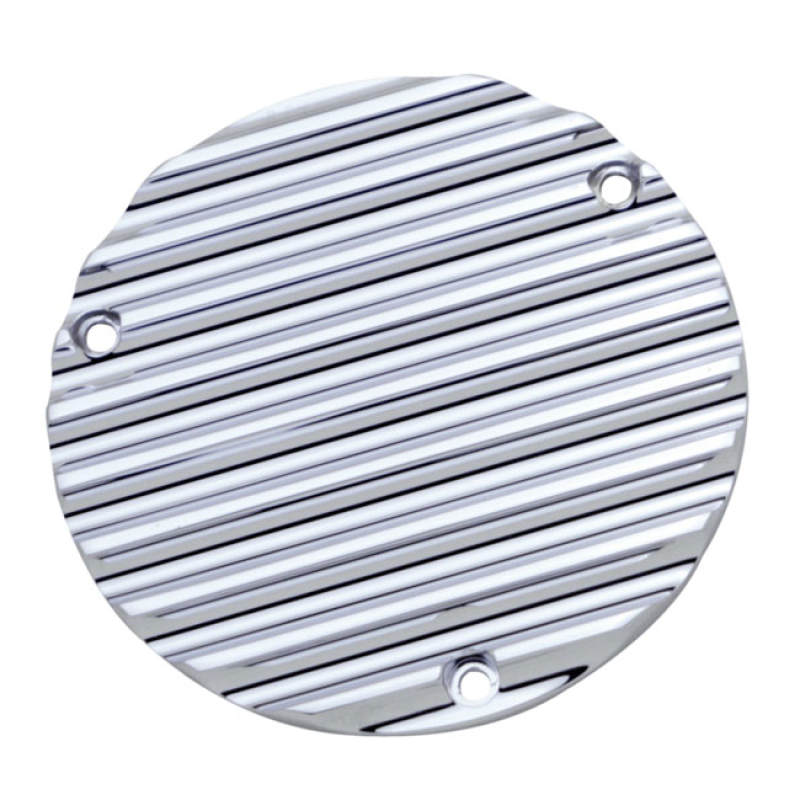 COVINGTONS, DERBY COVER FINNED. CHROME CNC MACHINED BILLET ALUMINUM FI 953746