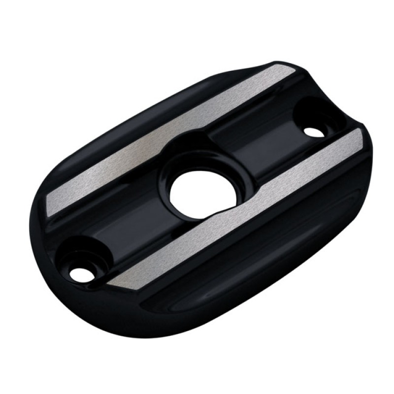 COVINGTONS, MASTER CYLINDER TOP COVER. REAR. BLACK FINNED. BLACK ANODI 953773