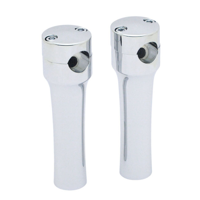 COVINGTONS, RISERS 6" RISE. CHROME BILLET ALUMINUM RISERS WITH A CHROM 953843