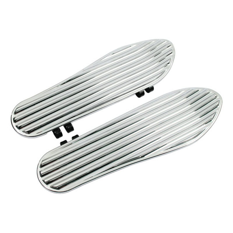 COVINGTONS, ADJUSTABLE FINNED FLOORBOARDS. CHROME CHROME. CNC MACHINED 953872