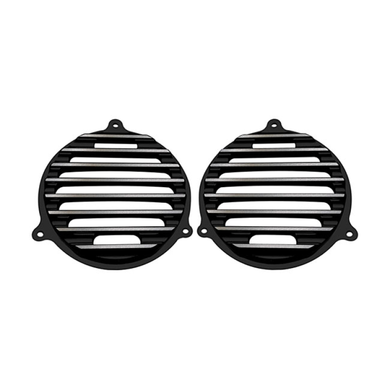 COVINGTONS, FINNED SPEAKER COVERS. BLACK BLACK ANODIZED ALUMINUM. SPEA 953932