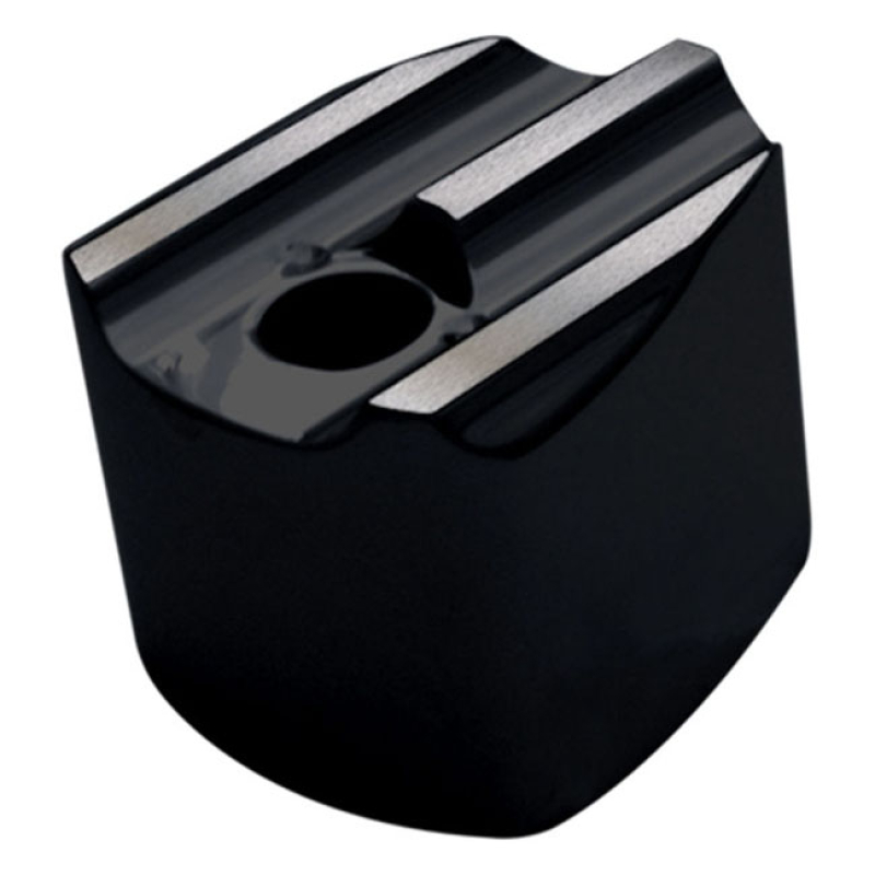 COVINGTONS, TOURING FINNED IGNITION SWITCH COVER. BLACK CC BLACK CC (B 953940