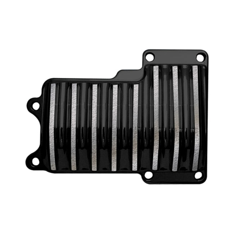 COVINGTONS, TRANSMISSION TOP COVER. FINNED. BLACK CNC MACHINED BILLET 953954