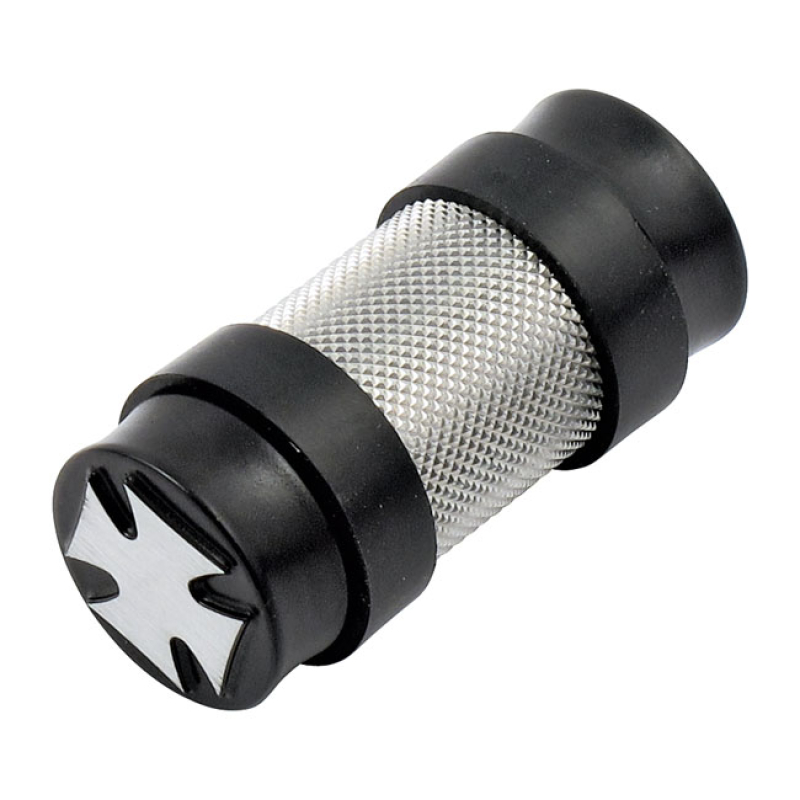 HELLS KITCHEN CHOPPERS, YOUNG GUN SHIFTER PEG. MALTESE CROSS BLACK POW 954211