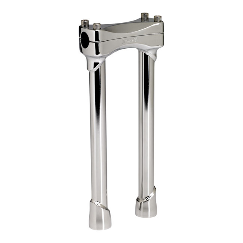 BILTWELL MURDOCK RISERS 12" CHROME CHROME PLATED. THIS COMES WITH APPR 956763