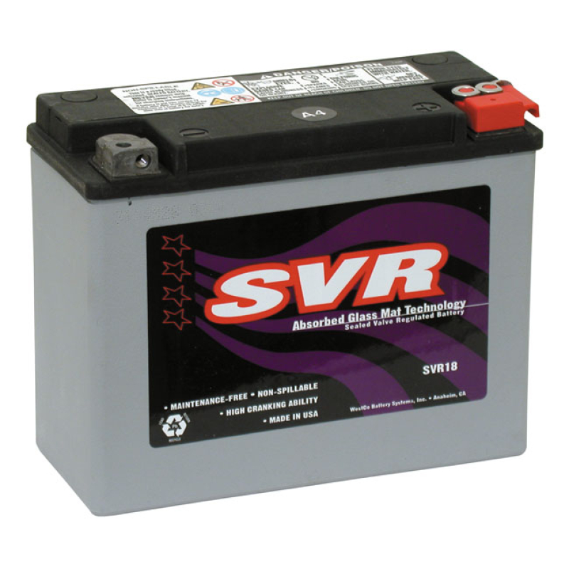 SVR, SEALED AGM BATTERY. 12 VOLT, 22AMP, 340CCA 958014