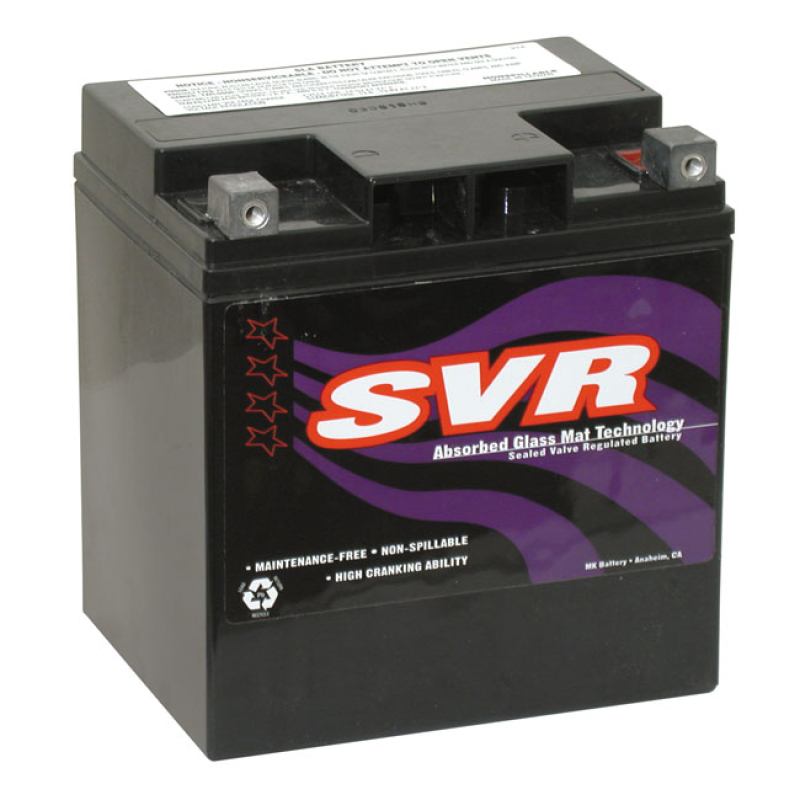 SVR, SEALED AGM BATTERY. 12 VOLT, 30AMP, 400CCA 958015