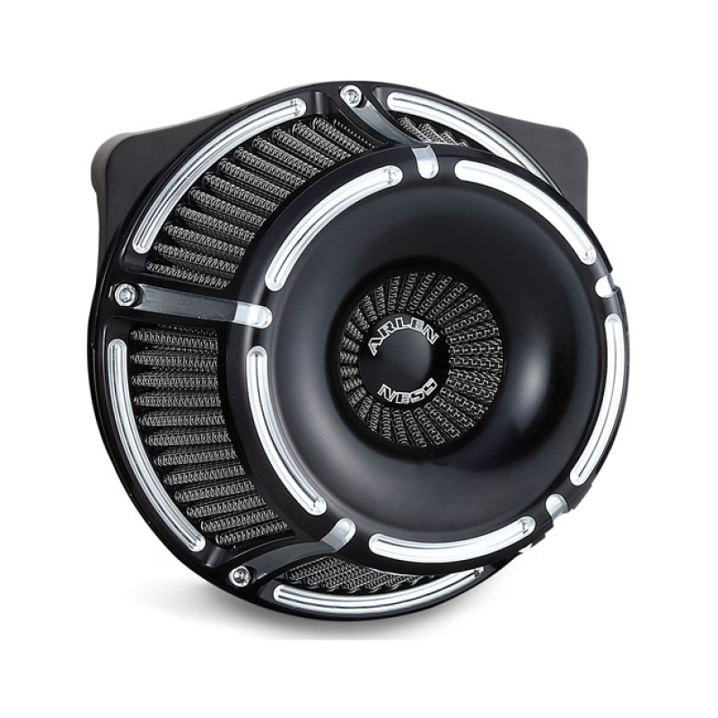 ARLEN NESS, INVERTED AIR CLEANER KIT 'SLOT TRACK'. BLACK CC - BLACK AN 958731