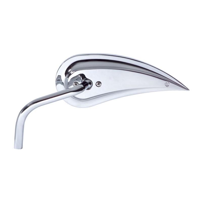RAD III CHROME MIRROR, LEFT WITH STEEL STEM 959502