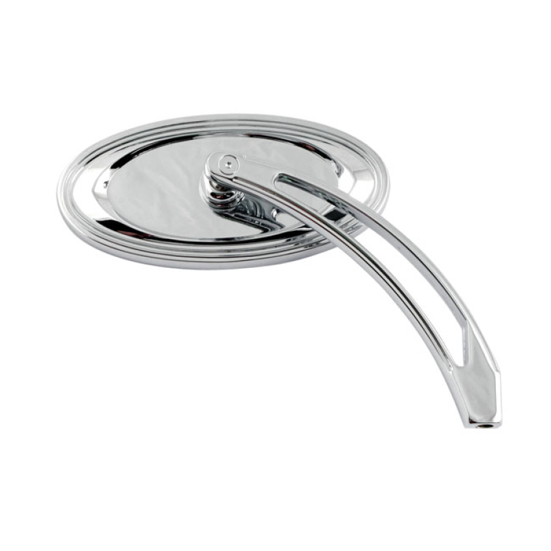 NESS DIE-CAST CHROME OVAL STEPPED MIRROR 959524