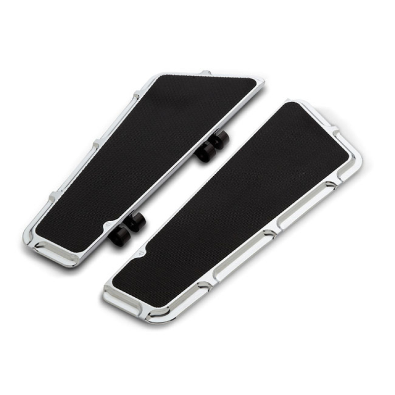ARLEN NESS, FUSION BEVELED RIDER FLOORBOARDS. CHROME CHROME PLATED. CN 960356