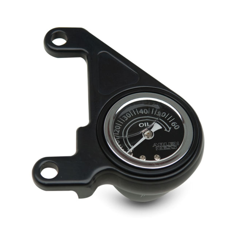 ARLEN NESS, OIL PRESSURE GAUGE KIT. RADIUS, BLACK BLACK ANODIZED. PRES 960368