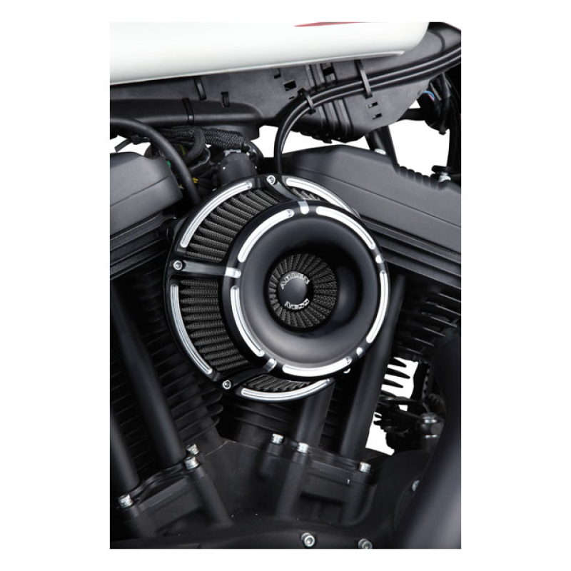 ARLEN NESS, INVERTED AIR CLEANER KIT 'SLOT TRACK'. BLACK CC - BLACK AN 960375