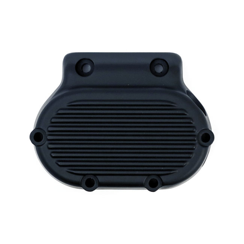 TRANSMISSION END COVER RIBBED, CABLE CLUTCH. BLACK USED FOR CABLE ACTU 960950