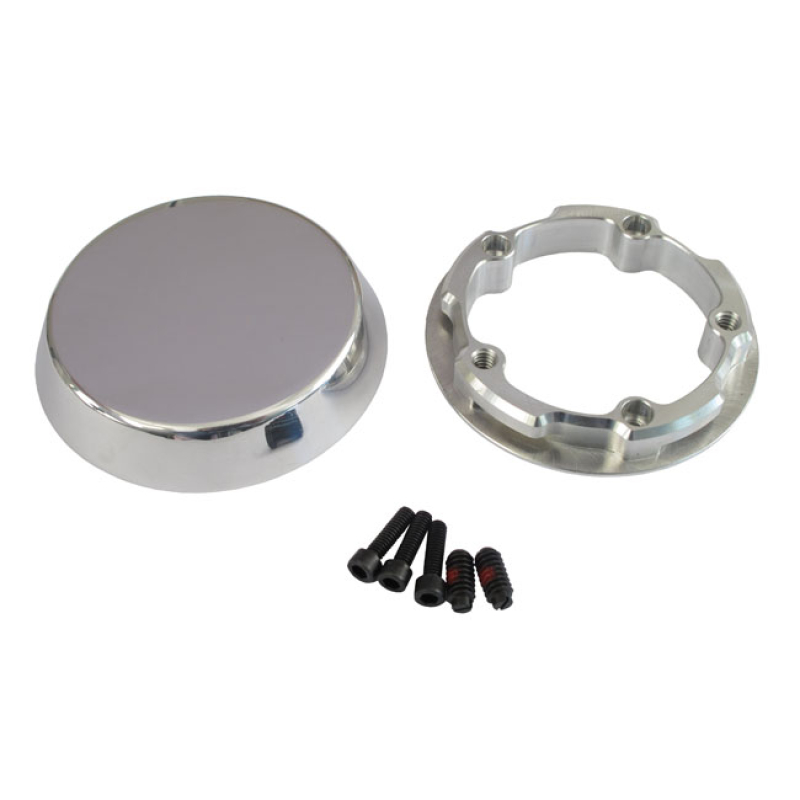 JIMS, TWIN CAM BIKE POCKET. POLISHED, 'SMOOTH' ATTACHES TO ALL STOCK T 961548