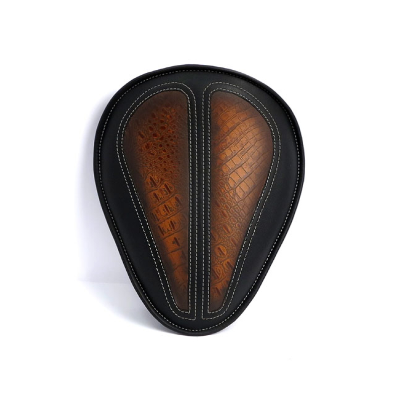 LA ROSA 13 INCH BAD ASS SOLO SEAT BLACK/ANTIQUE SHEDRO 965777