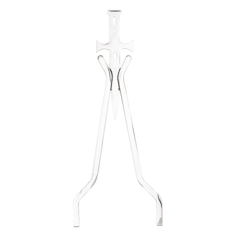 CYCLE VISIONS DAGGERTUDE STICK SISSY BAR 18", CHROME CHROME. 18" TALL. 968245