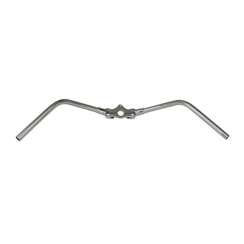 EARLY SPRINGER HANDLEBAR, INLINE, CHROME BUCKHORN; NOT DIMPLED; FOR US 971539