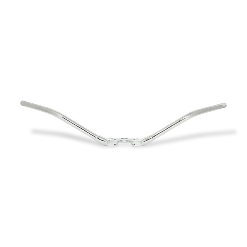 EARLY SPRINGER HANDLEBAR, OFFSET, CHROME BUCKHORN, FOR EXTERNAL THROTT 971543