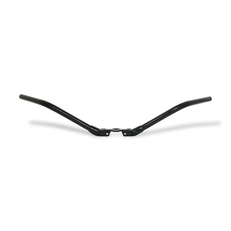 EARLY SPRINGER HANDLEBAR, OFFSET, BLACK STANDARD STYLE; NOT DIMPLED; F 971546