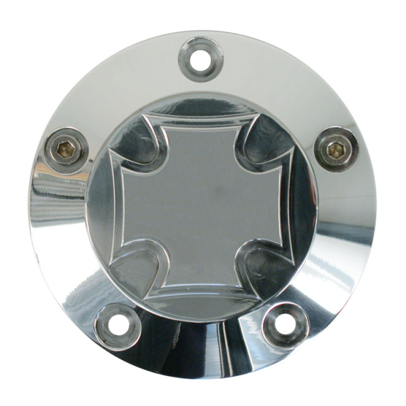 CPV, POINT COVER 'MALTESE CROSS'. POLISHED POLISHED CNC MACHINED ALUMI 972905