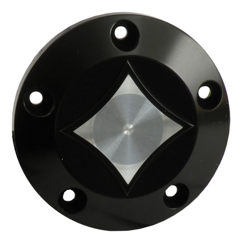 CPV, POINT COVER 'DIAMOND'. BLACK CC BLACK POWDER COATED CNC MACHINED 973019