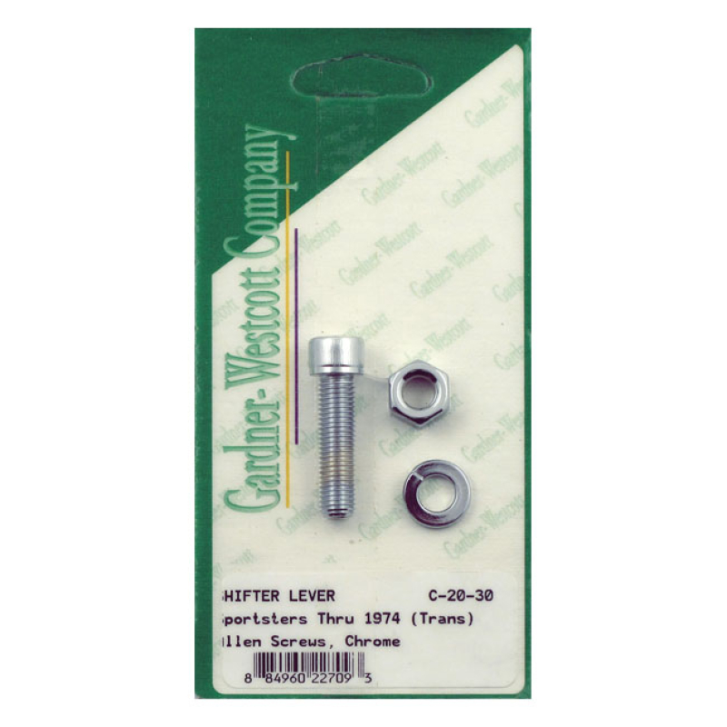 GARDNER-WESTCOTT, SHIFTER LEVER MOUNT KIT. CHROME ALLEN ALLEN HEAD (SO 977174