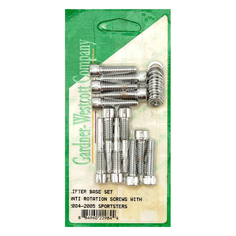 TAPPET BLOCK MOUNT KIT, ALLEN CHROME; INCL. ANTI-ROTATION SCREW 185232 977395