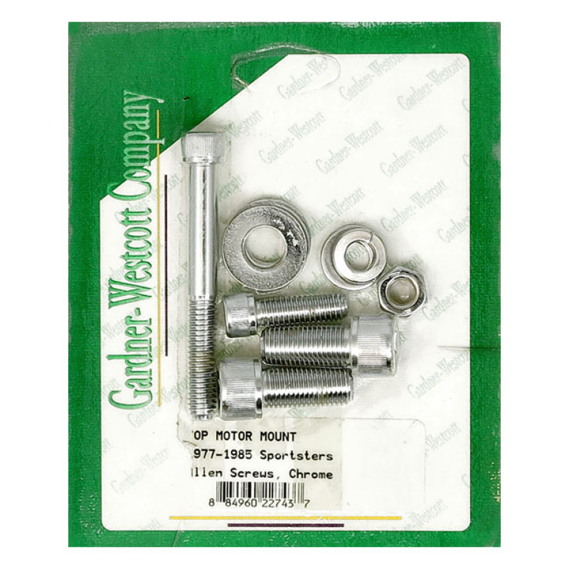 MOTOR MOUNT SET CHROME; TOP MOTOR MOUNT ALLEN HEAD KIT 977403